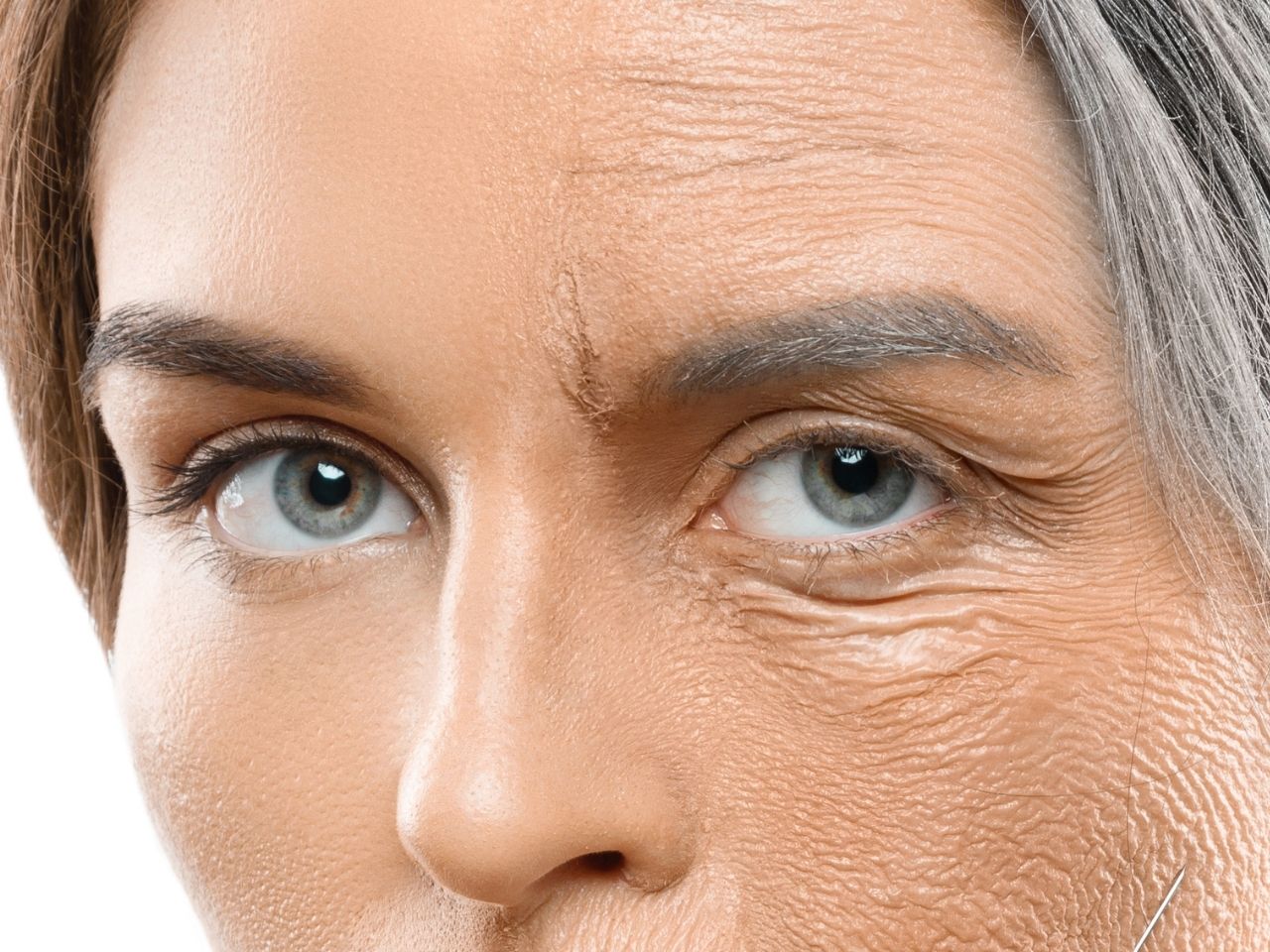 Signs of aging is best captured by our eyes